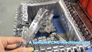 A complex CNC-machined part