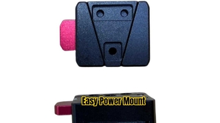 Quick-release battery mounting plate