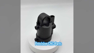 CNC-Machined Aluminum Alloy 3-Way Connector Precision Milled and Turned Black Anodized Finish